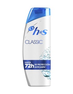 H&S Champú Clásico 230 ml, anticaspa eficaz para uso diario