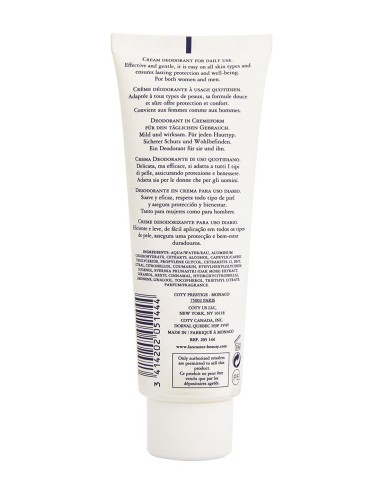 Eau Lancaster Desodorante en Crema Tubo 125 ml