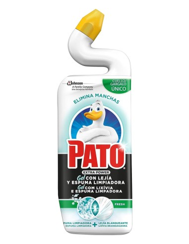 PATO WC GEL LIMPIADOR CON LEJIA FRESH VERDE 750 ML