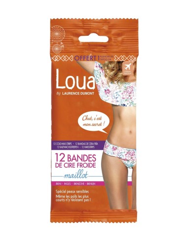 LOUA BANDAS DEPILATORIAS BIKINI 12 UDS