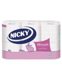 NICKY PAPEL HIGIENICO 12 ROLLOS DECORADO PERFUMADO