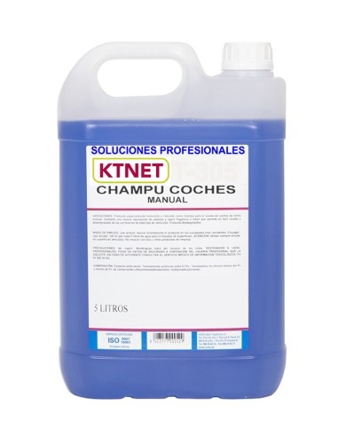 KTNET CHAMPU DE COCHES MANUAL PROFESIONAL 5 LITROS (305)