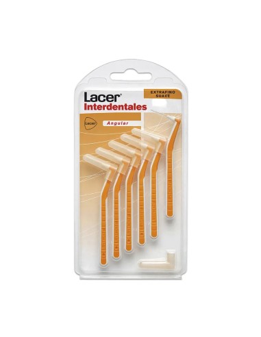 LACER CEPILLO INTERDENTAL ANGULAR EXTRAFINO 0.5MM SUAVE 6 UDS.