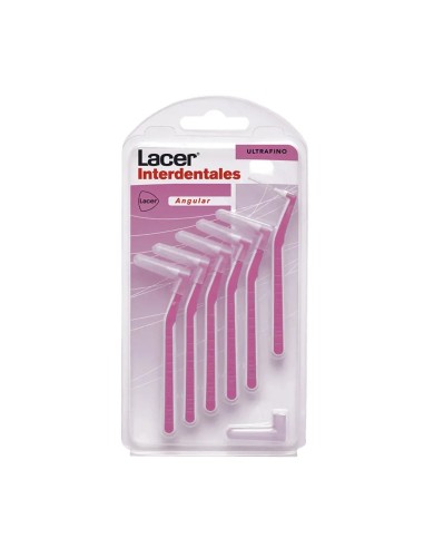 LACER CEPILLO INTERDENTAL ANGULAR ULTRAFINO 6 UNIDADES