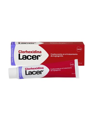 LACER PASTA DENTAL CLORHEXIDINA 75 ML