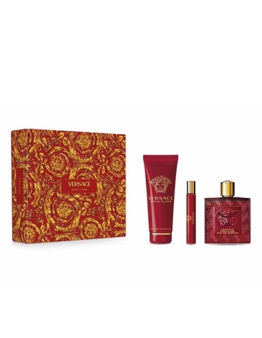 VERSACE EROS FLAME EDP VP 100 ML + MINI 10ML + GEL 150 ML