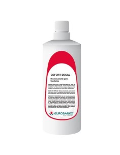 Defort Decal Desincrustante WC 1L, elimina cal y sarro con acción rápida.