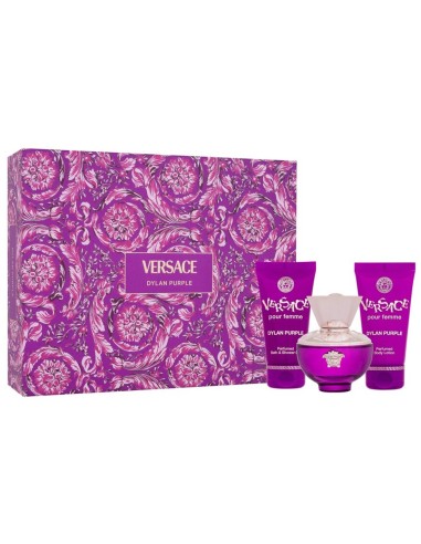 VERSACE DYLAN PURPLE FEMME EDP VAP 50 ML + GEL 50 ML + BODY 50 ML