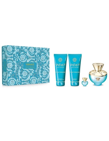 VERSACE DYLAN TURQUOISE FEMME EDT VAP 100 ML + BODY 100 ML + GEL 100 ML + EDT 5 ML