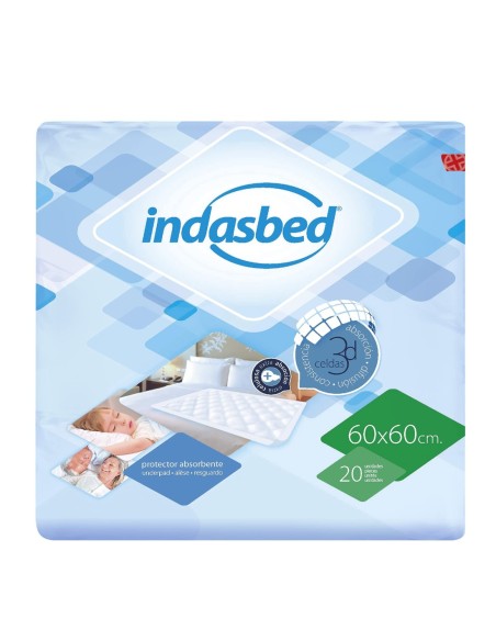 SALVACAMAS 60X60 CM INDASBED 20 EMPAPADORES