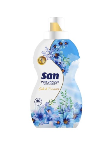 SAN PERFUMADOR PARA ROPA CIELO DE PRIMAVERA 800 ML