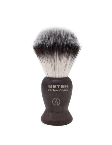 Brocha vegana para afeitado, con mango reciclado de café y cerdas cruelty free