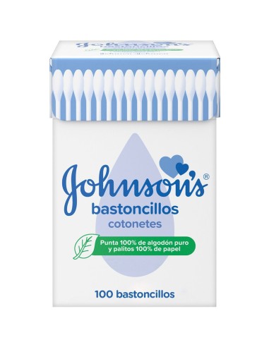 JOHNSON'S Bastoncillos Suaves 100 uds - Cuidado Delicado