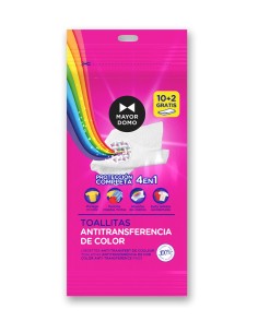 Mayordomo Toallitas Antitransferencia del Color 10+2 Uds