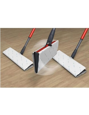 Vileda Mopa Attractive Set con Mango Telescópico 130 cm - Limpieza Versátil y Eficaz
