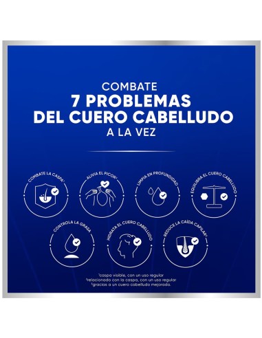 HS Champú 300 ml 7 en 1 Multiacción - Cuidado Completo para Tu Cabello