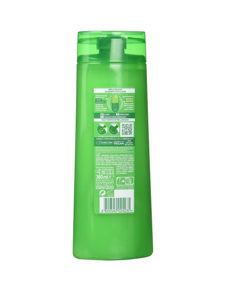 Fructis Champú 360 ml Pepino Purificante para Cabello Graso - Limpieza y Frescura