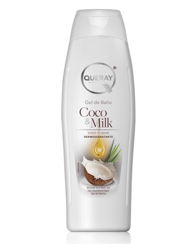 QUERAY GEL DE BAÑO 750ML COCO Y LECHE