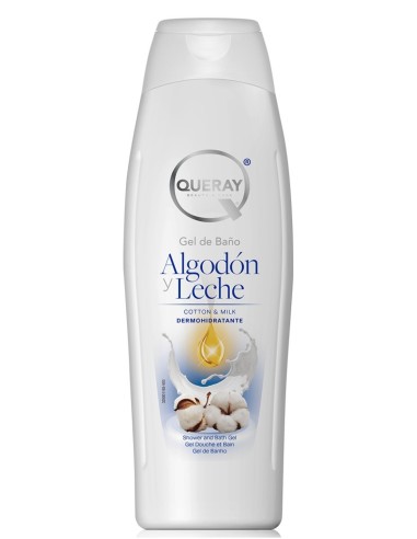 QUERAY GEL DE BAÑO 750ML LECHE Y ALGODON