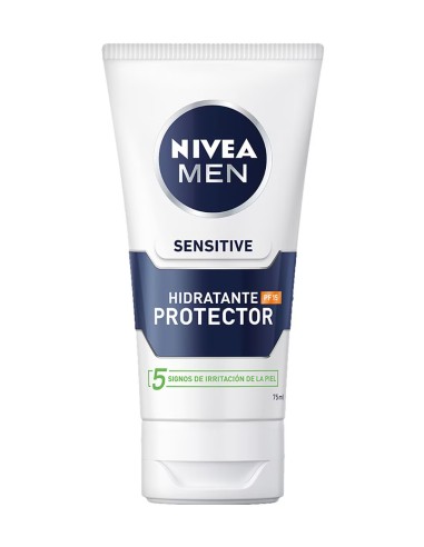 Nivea Men Hidratante Sensitive FP15 0% Alcohol 75 ml - Cuidado para Piel Sensible