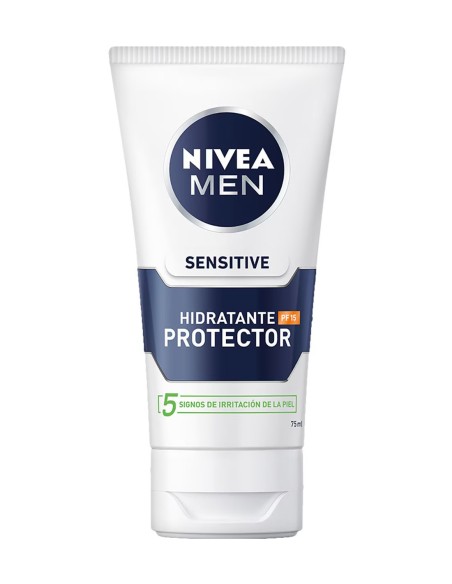 Nivea Men Hidratante Sensitive FP15 0% Alcohol 75 ml - Cuidado para Piel Sensible