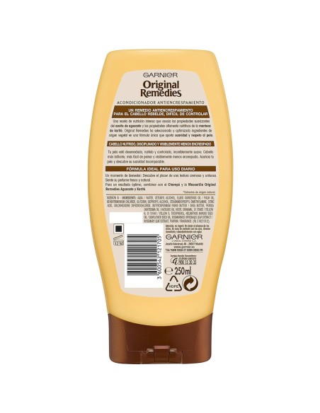 Acondicionador nutritivo para cabello seco y dañado.