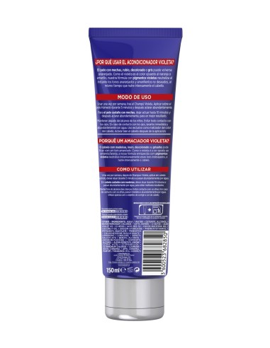 Mascarilla matizadora Elvive, neutraliza el tono amarillo.