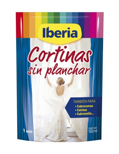 Iberia Blanqueador Cortinas | Sin Planchar | Blancura y Protección | Drolim