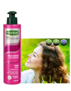 Herbal Crema de Peinado Cabello Rizo 200 ml. 2