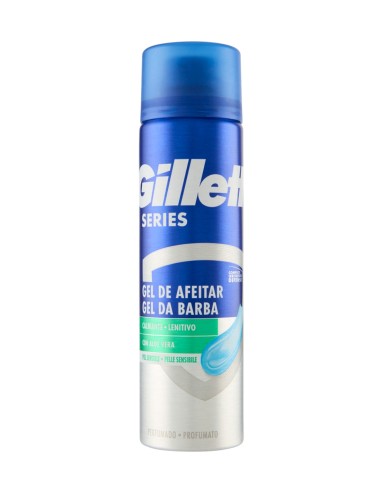 Gel Afeitar Gillette Series Piel Sensible Aloe | drolim.com