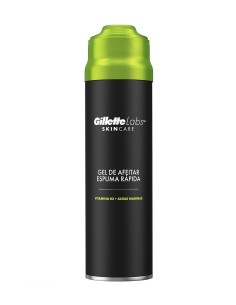 Gel de afeitar Gillette Labs Espuma Rápida 200 ml.