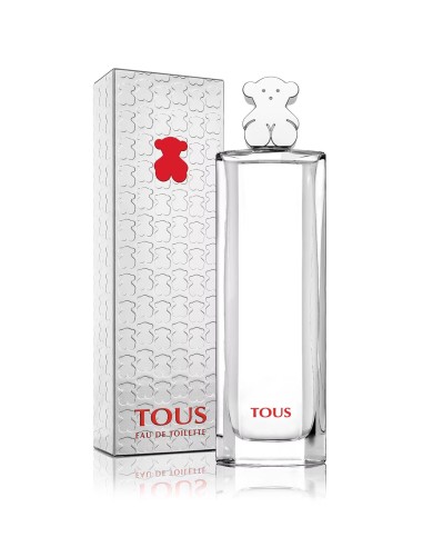 TOUS Eau de Toilette para mujer 90 ml con su caja plateada