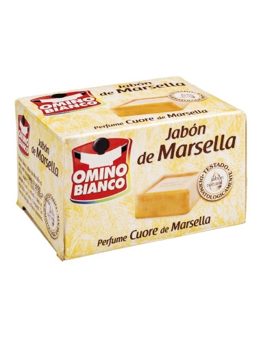 Omino Bianco Jabón de Ropa Pastilla 250 g Marsella | Drolim.com