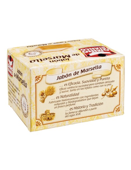 Omino Bianco Jabón de Ropa Pastilla 250 g Marsella | Drolim.com