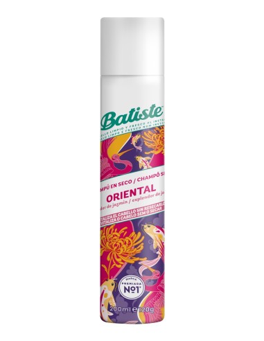 Batiste Champú en Seco Oriental Spray 200 ml - Refresca tu Cabello al Instante