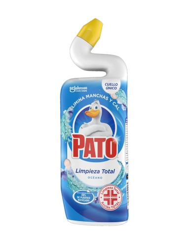 Pato WC Gel Limpiador Acción Azul Océano 750 ml - Limpieza y Frescura Marina