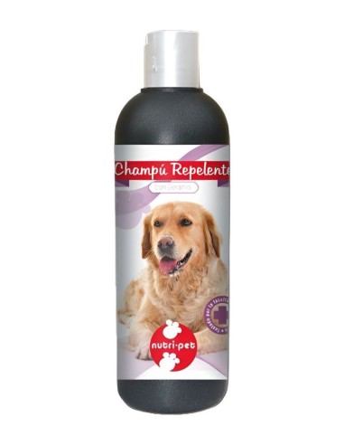 Nutri-Pet Champú Repelente con Geraniol 500 ml - Protección Natural para Perros