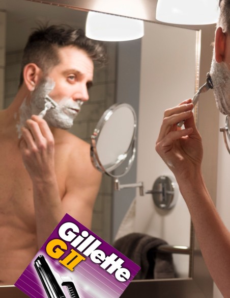 Gillette GII Cargador 5 Uds - Recambios para Afeitado Preciso y Suave