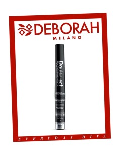 Mascara de pestanas Deborah Milano Double Effect Volume e Lunghezza con cepillo transformable 2