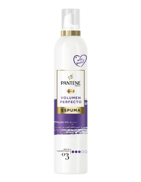 Envase de Pantene Espuma Volumen.