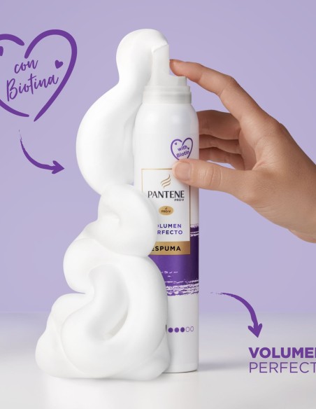 Pantene Espuma Fijación 03 Volumen 200 ml.