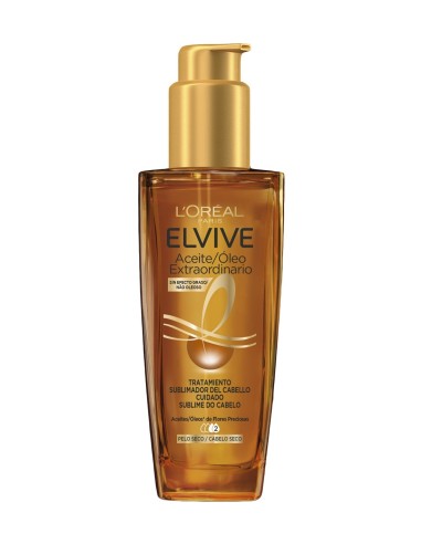 Elvive Aceite Extraordinario Universal 100 ml - Brillo y Nutrición para el Cabello | Drolim.com