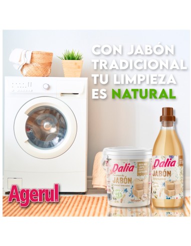 Dalia Jabón de Manos Artesano, 1 Litro para Cuidado Diario