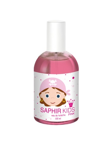 Saphir Kids Pink 100 ml, colonia infantil dulce en frasco elegante