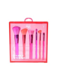 ESTUCHE DE MAQUILLAJE CREATIVE ARTIST 3 BROCHAS + 3 PINCELES