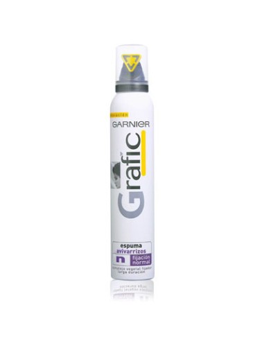 Grafic Espuma Normal Rizos 200 ml - Fijación y Definición Natural | Drolim.com