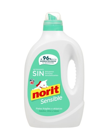 NORIT Detergente Piel Sensible Máquina 40 Dosis 2120 ml - Drolim.com