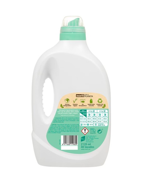 Detergente Norit para pieles sensibles en formato de 40 dosis
