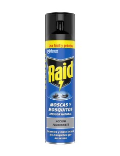 RAID Insecticida Moscas y Mosquitos Frescor Natural 400 ml