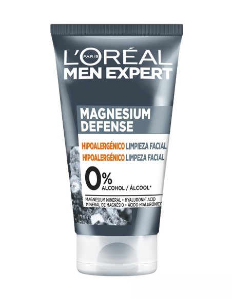 Gel limpiador facial L'Oréal Men Expert Magnesio